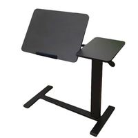 Bureau PC Moderne Réglable avec Cadre en Acier Style Minimaliste Fonction Pliante pour Bureau à Domicile ou Salon