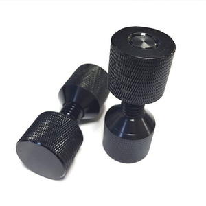 Pasadores cilíndricos de 1-1/8 pulgadas con doble orificio, cabeza negra, con hombro, para uso general - Product Image 4