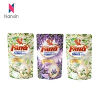 Sachet Doypack Personnalisé Imprimé 1L 2L pour Lessive en Poudre, Savon Liquide, Liquide Vaisselle et Détergent Textile