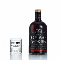 Bouteilles de verre fantaisie personnalisées pour spiritueux - 100 ml 200 ml 375 ml 500 ml 750 ml, sérigraphie, bouchon à vis, étanchéité pour vin, vodka et autres boissons