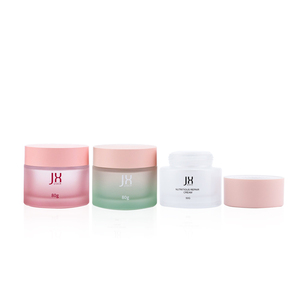 Luxury 30 50 80 Gam 1 Oz Mỹ Phẩm Cơ Thể Rỗng Frosted Mặt Tròn Kem Chum Container Kem Jar Cho Chăm Sóc Da Với Nắp Đậy - Product Image 2