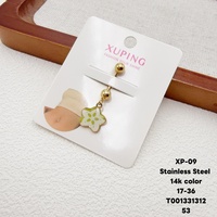 XUPING Sieraden RVS Piercing Sieraden Hangertje Hart Buikring Zirkoon Party Navelring Strand Buiksieraden