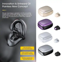 2026 Jx80 Tws Mini True Stereo Wireless Earbuds Kecil Bt 5.3 Sport Earphone Headphone Model Anting dengan
