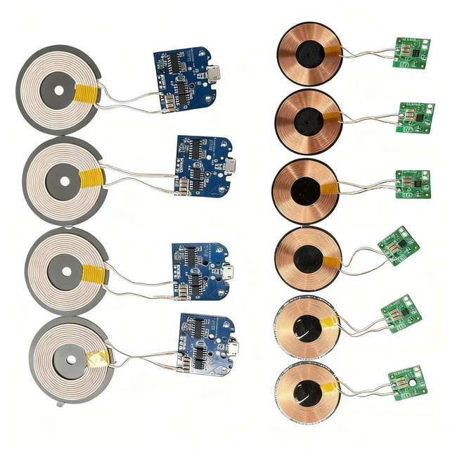 Antmade for Wireless Charger High Power Variable Inductor PCBA Circuit Board with Silk Covered Copper Coil