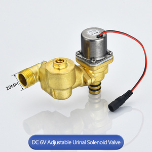 Hlk Chất lượng cao vật liệu đồng cảm biến DC 6V có thể điều chỉnh nơi để tiểu <span class=keywords><strong>solenoid</strong></span> van touchless tự động nhà vệ sinh van nước khách sạn - Product Image 5