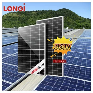 竞争力价格工厂价格Longi 540W 545W 550W 555W 560W单声道太阳能电池板