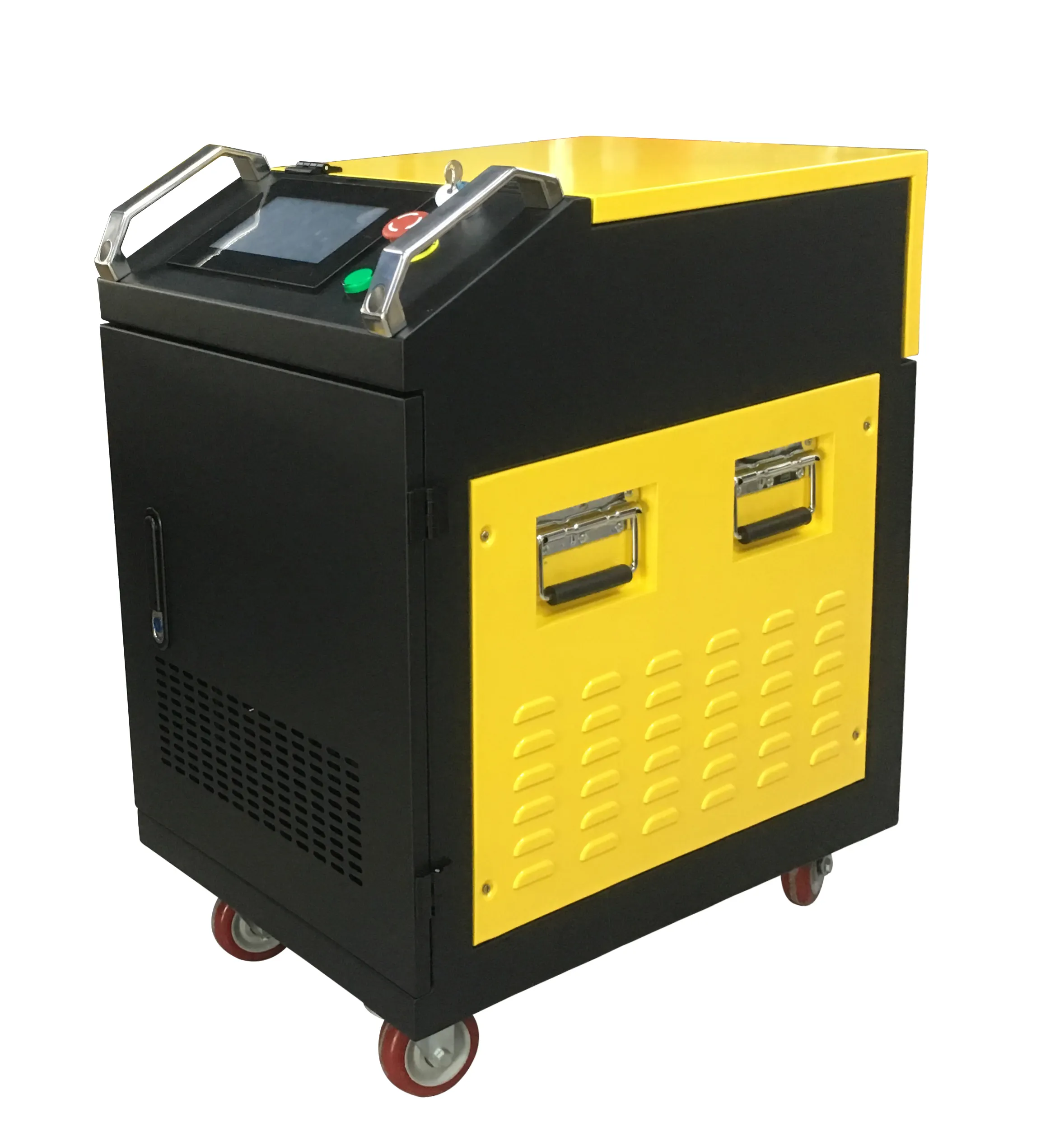 200W laser cleaning machine for rust oxide painting graffiti removal