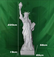 Statue de la liberté moule en silicone pour décoration de jardin chine usine directement vente pour béton humanoïde Sculpture moule
