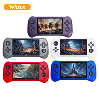 Console de jeu portable X53 avec écran de 5,1 pouces, 8 Go, lecteur de jeux rétro portable avec livres électroniques, musique, vidéo pour cadeau d'enfant Wiisun