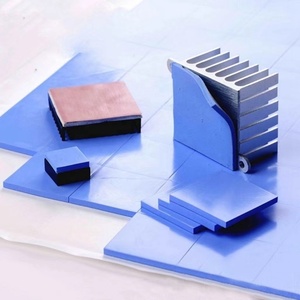 Custom Size Blue Thermal Conductive Silicone Pad <b>Rubber</b> Product for LED Computer Graphics Card GPU CPU Processing Cutting - Product Image 6