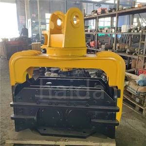 Le poinçonneur hydraulique robuste est compatible avec divers excavateurs pour le frappage de pieux de fondation et de pieux carrés. - Product Image 6