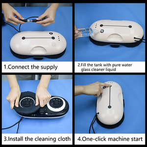 Huidi <span class=keywords><strong>2025</strong></span> mới nhất làm sạch Robot thông minh tốc độ cao kính sạch Robot cho nhà làm sạch - Product Image 4