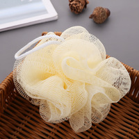 DS2666 Pouf en maille de bain Boule de douche Pouf de douche Gommage du corps Éponge de lavage du corps Bain Douche Luffa Éponge