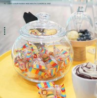 Bocaux en plastique scellés pour aliments en vrac, fruits secs, épices de cuisine, bonbons, avec couvercle, pour les magasins