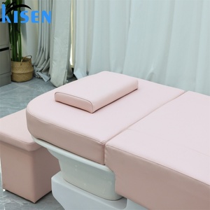 KISEN Modern Japanese Head Spa Ceramic Basin Beauty Salon Furniture Thai Massage Hair Washing Shampoo <b>Bed</b> for Barber Shops - Product Image 2