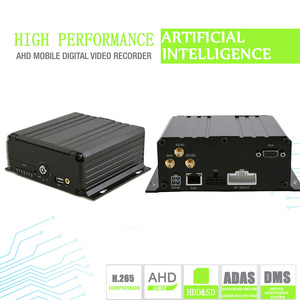 Gran Oferta: MDVR de Disco Duro WiFi de 4 Canales para Vehículos, DVR Móvil 4G GPS para Camiones con Sistema Inteligente CMSV6 ADAS DSM AI6804HG-Q-F--L1 MDVR AI - Product Image 1