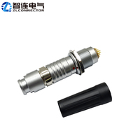Connecteur Push-Pull auto-bloquant de qualité médicale IP55 Série B FGG EGG 00B 0B 1B 2B 3B 304-307 2-24 broches en laiton nickelé 1.5-35A