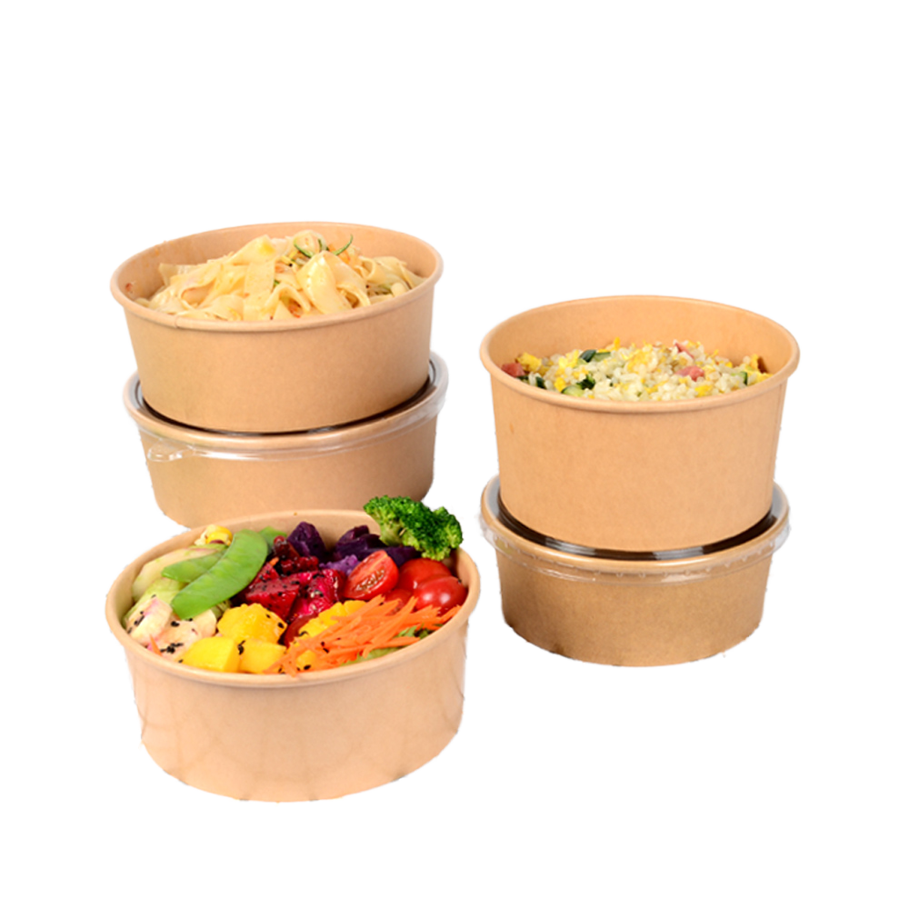 Food Grade Disposable Embossed Paper Plate and Bowl for Salad Sushi Sandwich Sugar Craft Paperware