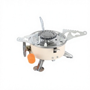 Réchaud de camping portable pliable carré pour barbecue extérieur transfrontalier, cuisinière à gaz isobutane pour 3-5 personnes - Product Image 1