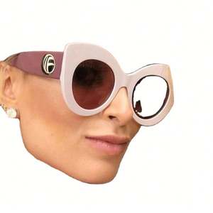 Lunettes de soleil rondes pour femme, style vintage, avec logo personnalisé, monture léopard, protection UV400, œil de chat, collection 2021, vente chaude - Product Image 3