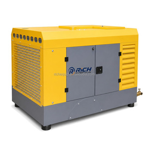 Compresseur d'air diesel à vis rotatif bi-étagé de type skid pour forage de puits miniers et de sondages - Product Image 2