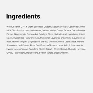 medicube Red Body Wash 14.10 Fl.oz | Detergente Idratante a <span class=keywords><strong>Basso</strong></span> pH con Acido Salicilico, Acido Lattico, Niacinamide | Skincare Coreana - Product Image 6