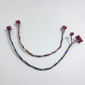 맞춤형 TE AMP MTA-100 2.54mm 피치 IDC 커넥터 2-16핀 와이어-보드 하네스 레드 하우징 케이블 - Product Image 3