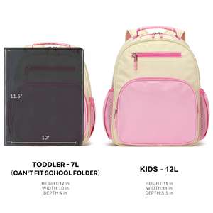 Mochila Escolar Económica Personalizada con Logotipo para Niñas de Primaria, con Bolsillo Térmico para Lonchera, Diseño Transpirable Resistente al Agua - Product Image 4