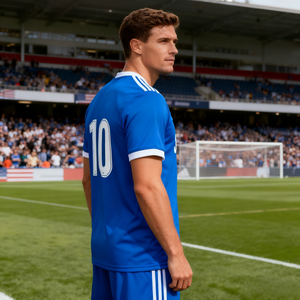 Maillot de football personnalisé, impression de nom et de numéro, vêtements de football, maillot de football à séchage rapide, polyester respirant, maillot de football pour hommes, vêtements de sport - Product Image 4