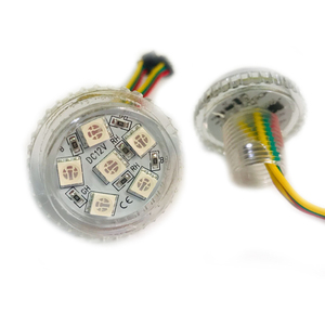Luz de punto de diversión impermeable, iluminación funfair de 30mm, 6LED, 24V, luces de Carnaval - Product Image 4