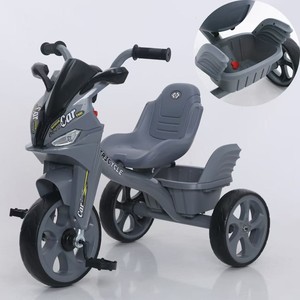 Tricycle Enfant Monovitesse avec Lumières et Musique, Cadre en Acier, <span class=keywords><strong>Roues</strong></span> d'Apprentissage - Vente en Gros pour Enfants de 1 à 7 Ans, Certifié CE EN71 - Offre Spéciale - Product Image 2