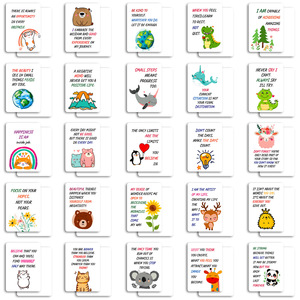 50 Tarjetas de Felicitación Motivacionales en Inglés, Frases Inspiradoras, Diseño Creativo Estilo Instagram, Envío Internacional - Product Image 3