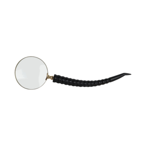Lente d'ingrandimento con manico in corno di bufalo per decorazioni casa e ufficio - Product Image 6