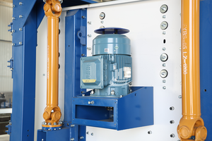 ביצועים גבוהים הנדנדה מרובע בנין פלדה רוטט מסך עבור תעשיות מזון כימי עפרות-נושא מנוע חדש בשימוש - Product Image 4