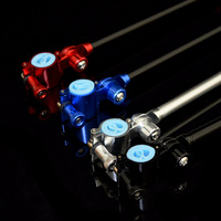 Support de canne télescopique réglable en Y, support de pêche à la carpe en aluminium anodisé rembourré, 4 couleurs, vente en gros