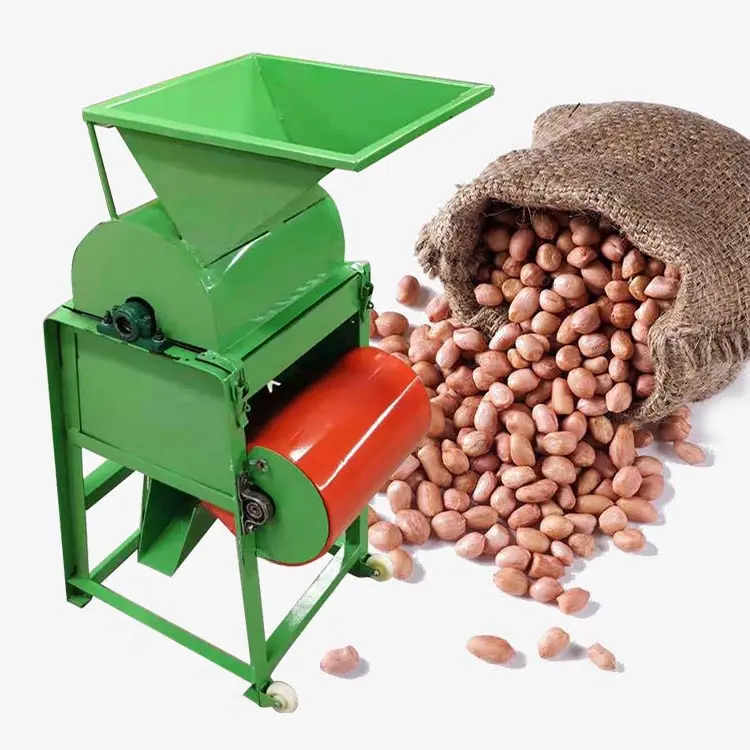 Máquina descascaradora de cacahuetes automática de alta eficiencia a precio de fábrica y máquina clasificadora de cacahuetes