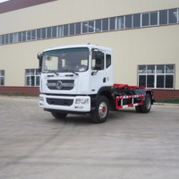 Nouveau camion à benne basculante Dongfeng 5cbm Euro 3 120HP Diesel 3308mm WB avec bras hydraulique et conteneur à ordures de 5m3