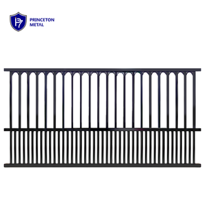 Décoration de jardin en aluminium, clôture en métal à tubes carrés verticaux pour jardin, école, hôtel - Product Image 1