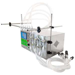 Máquina de Llenado Semiautomática con Bomba Magnética de 6 Boquillas para Bebidas Alcohólicas, Jugos, Agua Mineral, Brillo Labial, Laca para el Cabello y Salsas - Product Image 4