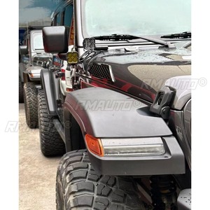 Para Jeep Wrangler 2018-2024: Embellecedores de guardabarros, kit de carrocería para ceja de rueda, extensión de arco de rueda, pieza exterior - Product Image 3