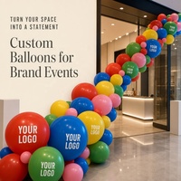 Ballons en latex personnalisés ronds de 12 pouces, imprimés avec un logo ou un numéro, pour un joyeux anniversaire, avec un numéro imprimé