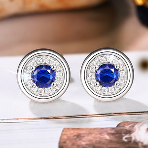Orecchini a perno classici rotondi da donna, semplici ed eleganti, accessori per l'uso quotidiano - Product Image 5