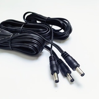 Maßgefertigtes 12V DC5521 5,5MM X 2,1MM 2,5MM Verlängerungskabel DC-Stecker Stecker auf Buchse Stromverlängerungskabel für CCTV