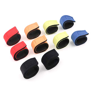 Fishing Rod Binding <b>Straps</b> Neoprene <b>Velcro</b> Handle Lure Fishing Accessories Black Red Blue Orange - Product Image 2