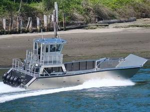 Chaland de débarquement en aluminium de 12 m avec <span class=keywords><strong>porte</strong></span> latérale et grue - Product Image 3