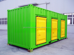 Conteneur maritime 20 pieds 40 pieds High Cube pour stockage de marchandises sèches, 12 mètres extra large, avec portes à double ouverture latérale et 3 portes - Product Image 2