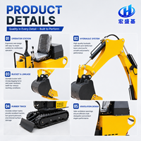 Excavator Mini HAIMOOO Bekas 1 Ton, Mesin Penggali Hidrolik, Motor Gear PLC, untuk Pertanian, Kebun, Konstruksi, Efisiensi Tinggi, Garansi 1 Tahun