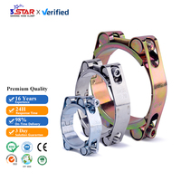 Collier de serrage métallique grand format en acier inoxydable pour tuyaux automobiles – Fabricant