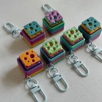 Design personnalisé Keycap Fidget Keychain Keycap Keyboard Click Fidget Cute Keychain Multiple Color Options Stim Toy Stress Relief