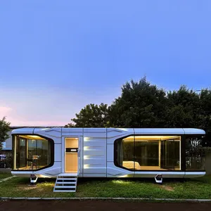 High Standard Material Made Durable Family Luxus Container Fertighaus Kapsel haus Villa